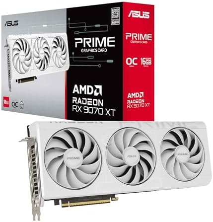 ASUS Prime Radeon RX 9070 EVO 16GB GDDR6 OC Edition Gaming Graphics Card