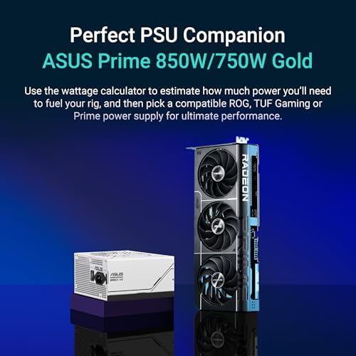 ASUS Prime Radeon RX 9070 EVO 16GB GDDR6 OC Edition Gaming Graphics Card