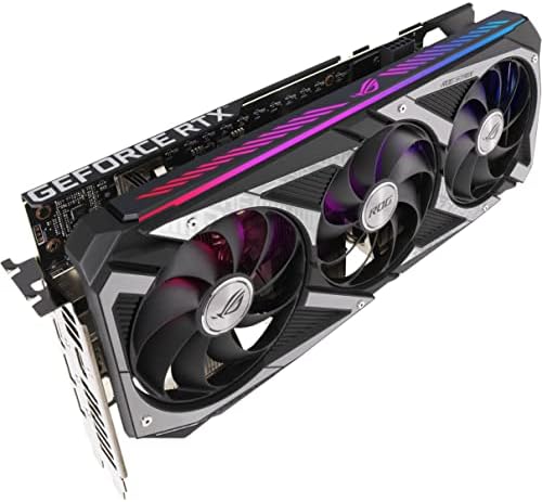 ASUS ROG Strix NVIDIA GeForce RTX 3060 V2 OC Edition Gaming Graphics Card  PCIe 4 0  12GB GDDR6  HDMI 2 1  DisplayPort 1 4a  Axial tech Fan Design  2 7 Slot  Super Alloy Power II   3 Year Warranty