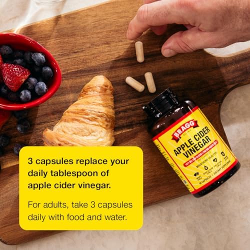 Bragg Apple Cider Vinegar Capsules   Daily Wellness Vitamin D & Zinc   90ct