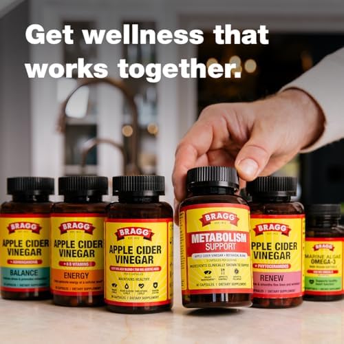Bragg Apple Cider Vinegar Capsules   Daily Wellness Vitamin D & Zinc   90ct