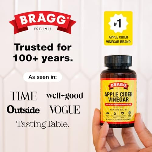 Bragg Apple Cider Vinegar Capsules   Daily Wellness Vitamin D & Zinc   90ct