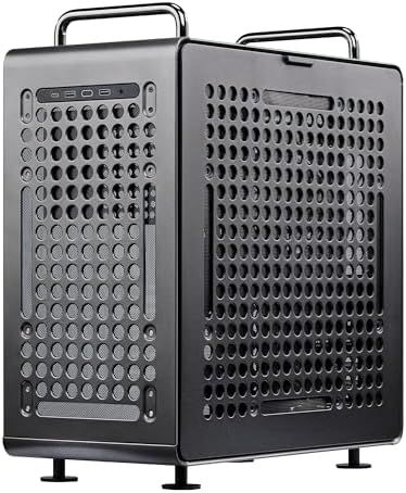 Cooler Master QUBE 540 ATX Mid Tower PC Case  High Airflow  Tempered Glass