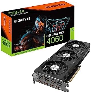 GIGABYTE GeForce RTX 5060 WINDFORCE OC 8G Graphics Card  Cooling System  8GB 128 bit GDDR7  PCIe 5 0  Manufactured by NVIDIA  DisplayPort & HDMI   Video Output Interface  GV N5060WF2OC 8GD Video Card