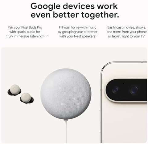 Google Streamer 4K   Fast Streaming Entertainment with Voice Search Remote  Watch Movies  Shows  Live Channels and Netflix in HDR  Smart Home Control  32 GB Storage  Porcelain