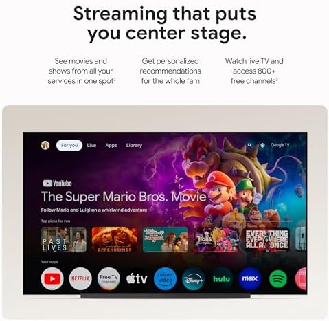 Google Streamer 4K   Fast Streaming Entertainment with Voice Search Remote  Watch Movies  Shows  Live Channels and Netflix in HDR  Smart Home Control  32 GB Storage  Porcelain