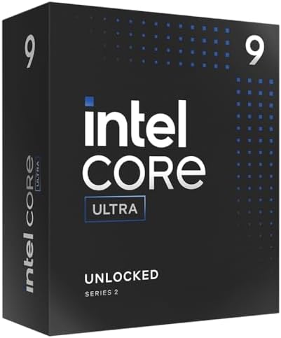 Intel  Core  Ultra 9 Processor 285K 24 cores  8 P cores   16 E cores  up to 5 7 GHz