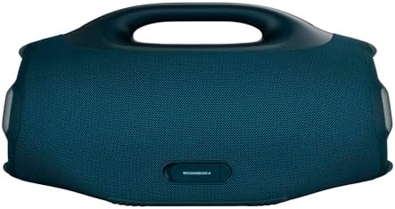 JBL Boombox 4 Portable Bluetooth Speaker  Blue    Powerful Pro Sound  Dual Bass Modes  IP68 Waterproof and Dustproof  JBLBOOMBOX4BUAM    USB C Cable   Microfiber Cloth
