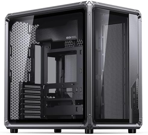 JONSBO X400 Gray ATX PC Case  Back Connect Desktop Case MB Auxiliary Air Guidance Cooling System  E Sport Assistant 2 Sides SP 360 AIO SP 427mm GPU  ATX<180mm Compatibility/Heat Dissipation Gray