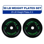 Olympic Bumper Plate Weight Set 100 to 370 LBS 2 Inch Barbell Plates
