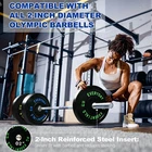 Olympic Bumper Plate Weight Set 100 to 370 LBS 2 Inch Barbell Plates