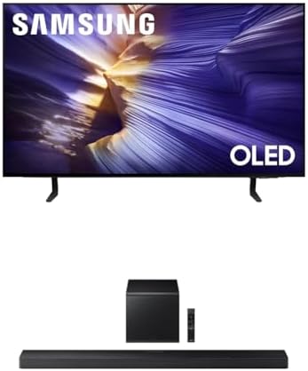 Samsung 65 Inch Class OLED S90F 4K Smart TV  2025 Model  NQ4 AI Gen3 Processor Upscaling Pro HDR    Motion Xcelerator 144Hz  Vision Alexa Built in