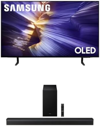 Samsung 65 Inch Class OLED S90F 4K Smart TV  2025 Model  NQ4 AI Gen3 Processor Upscaling Pro HDR    Motion Xcelerator 144Hz  Vision Alexa Built in