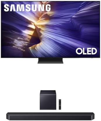 Samsung 65 Inch Class OLED S90F 4K Smart TV  2025 Model  NQ4 AI Gen3 Processor Upscaling Pro HDR    Motion Xcelerator 144Hz  Vision Alexa Built in