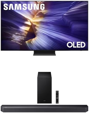 Samsung 65 Inch Class OLED S90F 4K Smart TV  2025 Model  NQ4 AI Gen3 Processor Upscaling Pro HDR    Motion Xcelerator 144Hz  Vision Alexa Built in