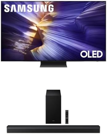 Samsung 65 Inch Class OLED S90F 4K Smart TV  2025 Model  NQ4 AI Gen3 Processor Upscaling Pro HDR    Motion Xcelerator 144Hz  Vision Alexa Built in