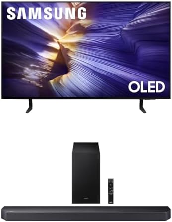 Samsung 65 Inch Class OLED S90F 4K Smart TV  2025 Model  NQ4 AI Gen3 Processor Upscaling Pro HDR    Motion Xcelerator 144Hz  Vision Alexa Built in