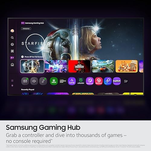 Samsung 65 Inch Class OLED S90F 4K Smart TV  2025 Model  NQ4 AI Gen3 Processor Upscaling Pro HDR    Motion Xcelerator 144Hz  Vision Alexa Built in