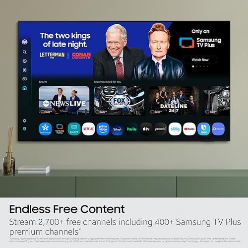 Samsung 65 Inch Class OLED S90F 4K Smart TV  2025 Model  NQ4 AI Gen3 Processor Upscaling Pro HDR    Motion Xcelerator 144Hz  Vision Alexa Built in