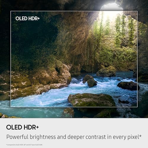 Samsung 65 Inch Class OLED S90F 4K Smart TV  2025 Model  NQ4 AI Gen3 Processor Upscaling Pro HDR    Motion Xcelerator 144Hz  Vision Alexa Built in