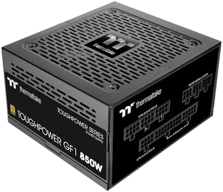 Thermaltake GF1 Fully Modular ATX 850W Power Supply   80 Plus Gold   Ultra Quiet   Zero RPM  PS TPD 0850FNFAGU P