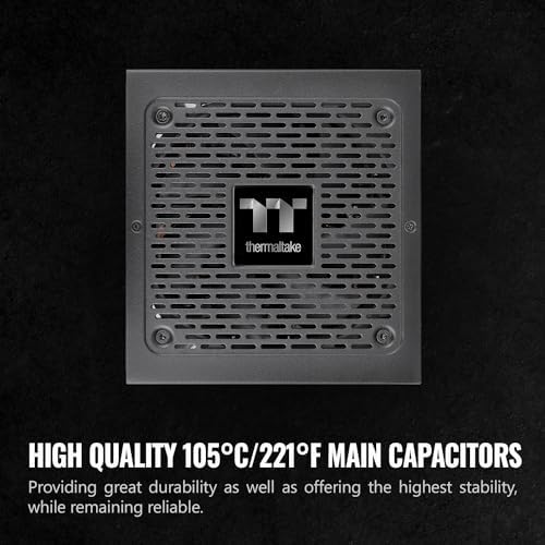 Thermaltake GF1 Fully Modular ATX 850W Power Supply   80 Plus Gold   Ultra Quiet   Zero RPM  PS TPD 0850FNFAGU P