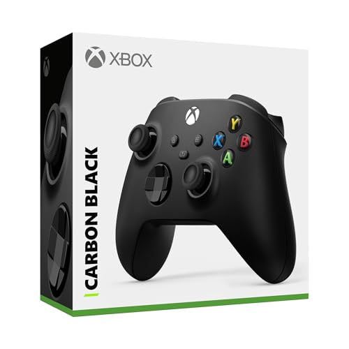 XBOX Wireless Gaming Controller   Carbon Black   Console  PC  & Cloud Devices   Textured Grip   Wireless  Bluetooth  USB C Connectivity
