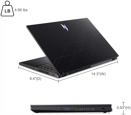 acer Nitro V 15 Gaming Laptop 15 6 FHD IPS 165Hz Intel 8 core i5 13420H 16GB DDR4 512GB SSD GeForce RTX 5050 GDDR7 DLSS4  Up to 440 AI Tops  Backlit Thunderbolt WiFi6 Win11Pro ICP Hub