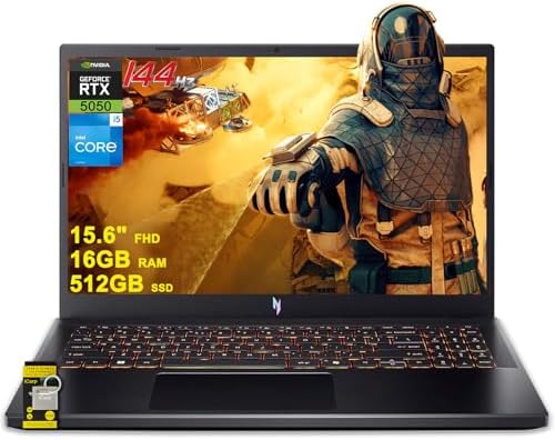 acer Nitro V 15 Gaming Laptop 15 6 FHD IPS 165Hz Intel 8 core i5 13420H 16GB DDR4 512GB SSD GeForce RTX 5050 GDDR7 DLSS4  Up to 440 AI Tops  Backlit Thunderbolt WiFi6 Win11Pro ICP Hub